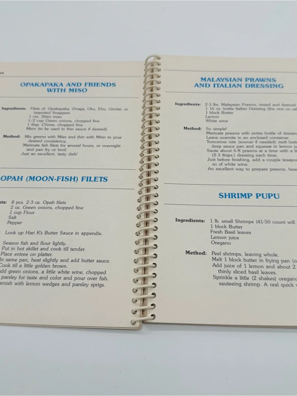 Hari Kojima Local-style Favorites Hawaiian Recipes Cookbook Signed Lets Go Fish